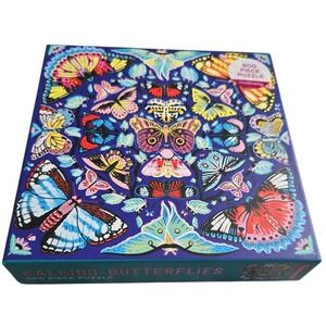 Galison KALEIDO-BUTTERFLIES 500 piece puzzle jigsaw COMPLETE